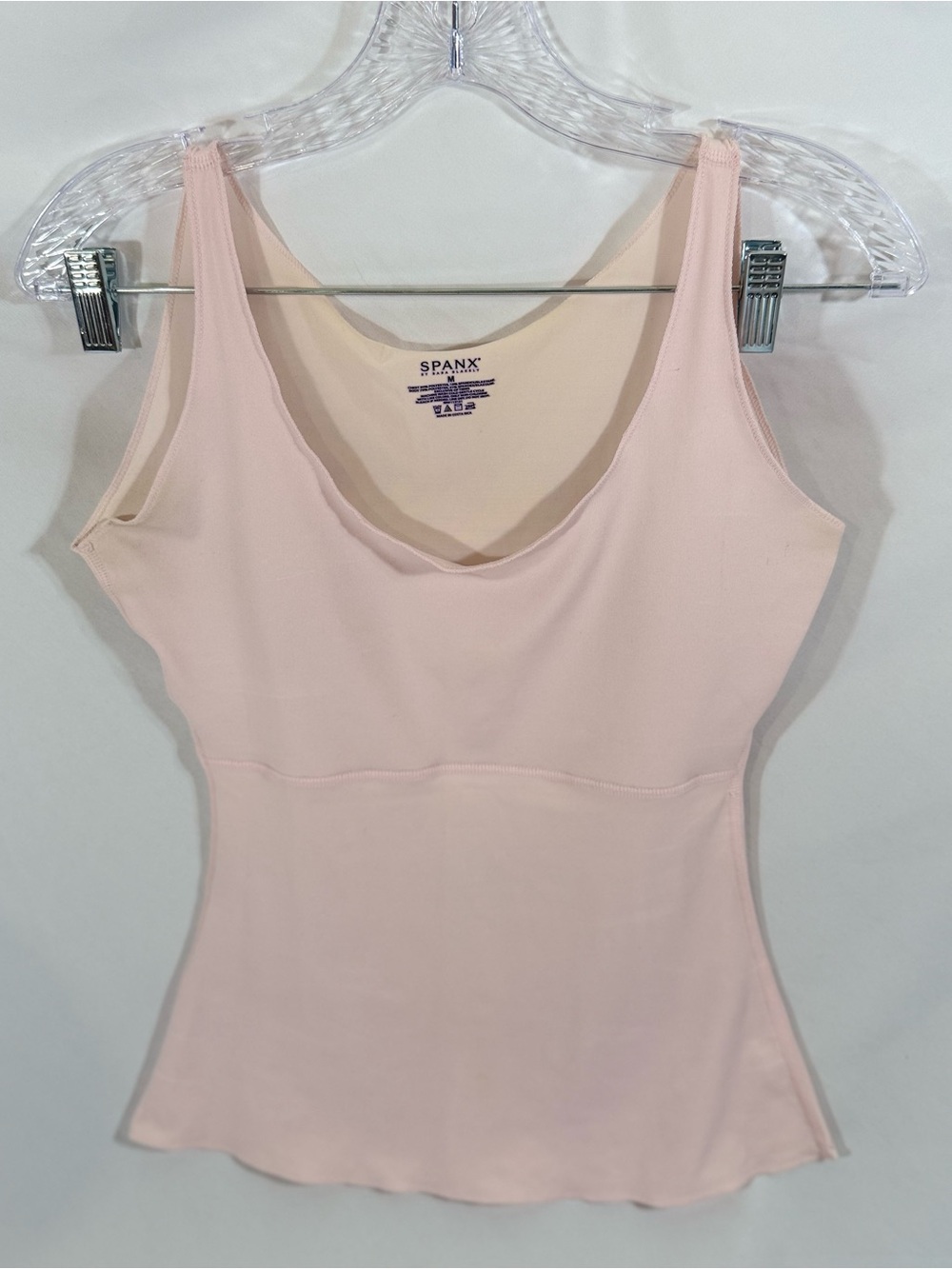 SPANX Pale Blush Sculpting Tank Top